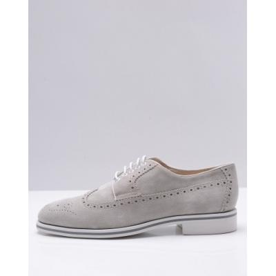 light grey suede leisure shoes