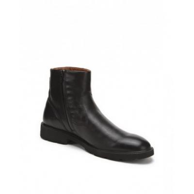 Men in black was simple buckle for a comfortable low heels boots